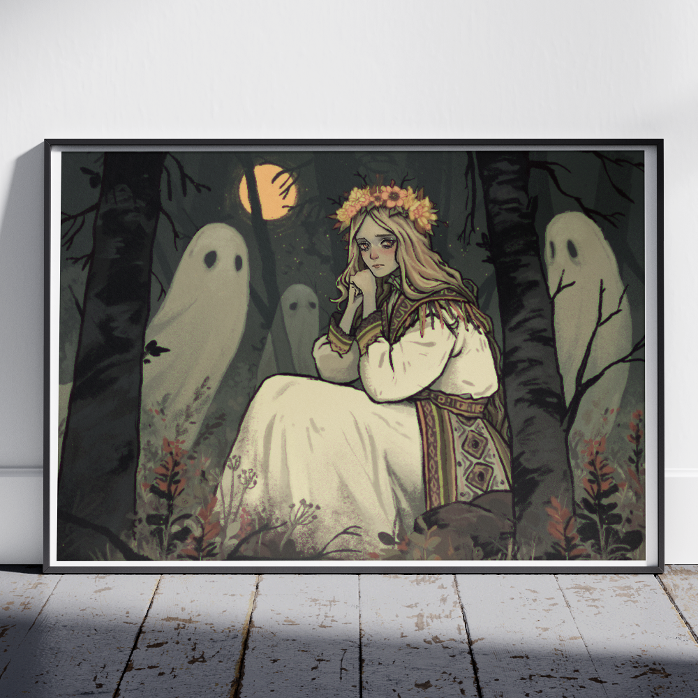 Silent Companions - art print