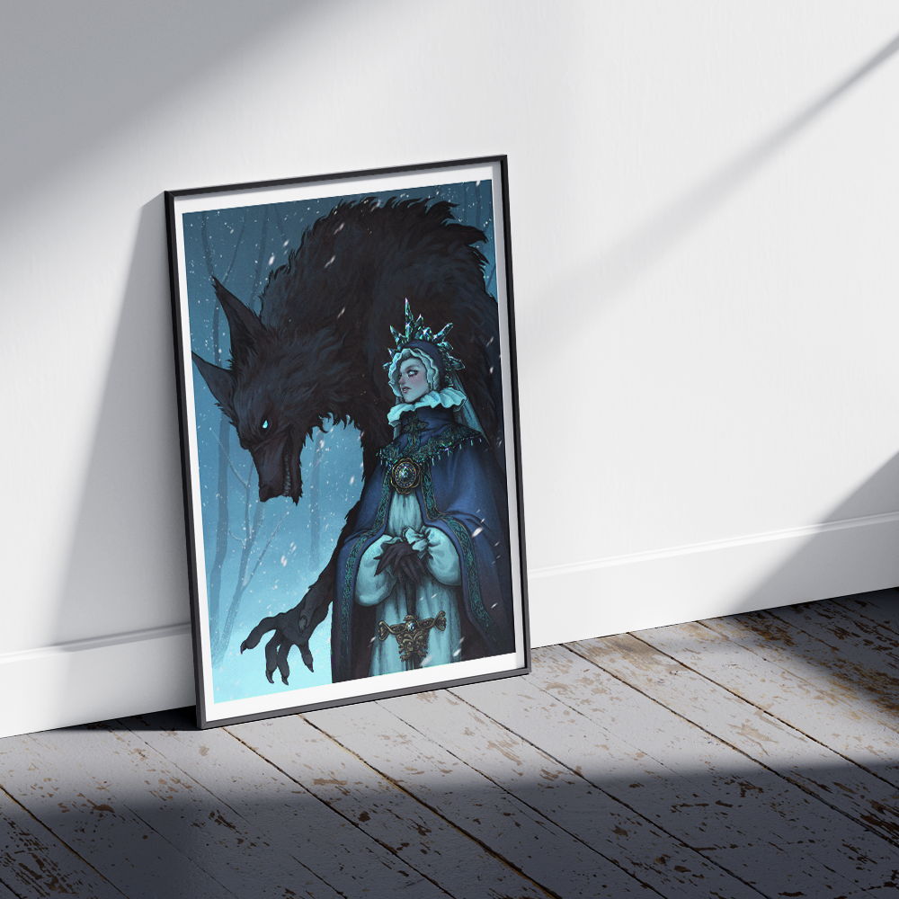 Mistress of the Abyss - art print
