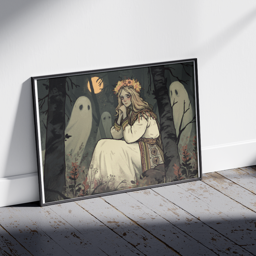 Silent Companions - art print