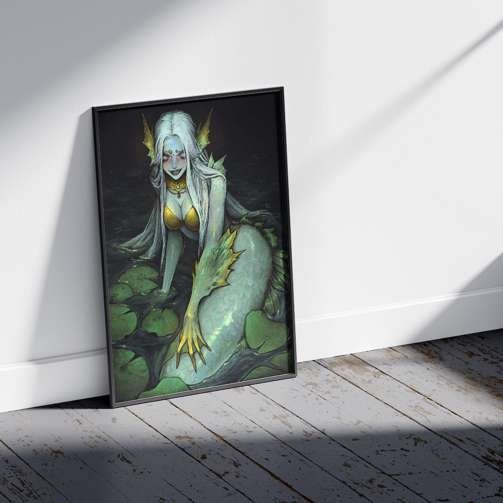 Lure of the Lily Swamp - art print