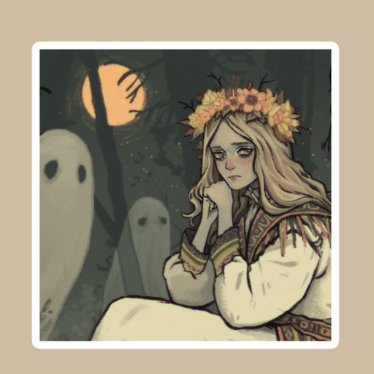 Silent Companions - art print