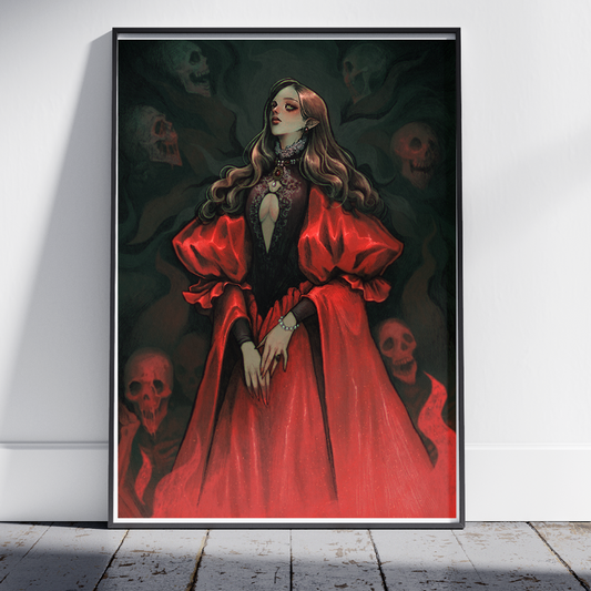 Crimson Sovereign - art print