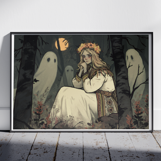 Silent Companions - art print